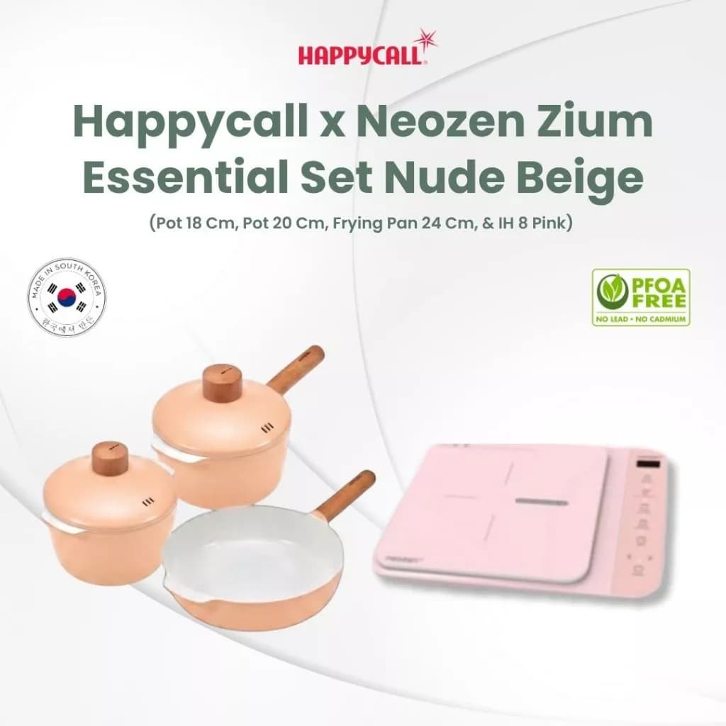 Happycall x Neozen Zium Essential Package Nude Beige