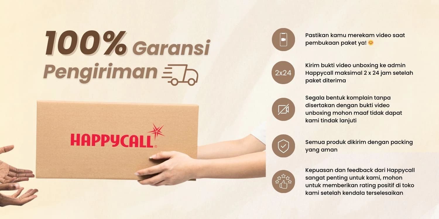 Happycall 100% Garansi Pengiriman