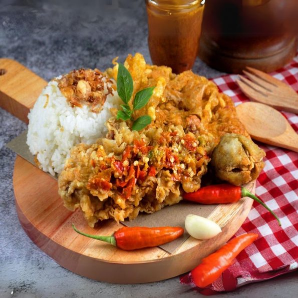 resep ayam geprek sambal bawang